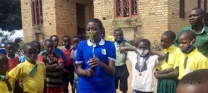 Planting trees with Kasaka Primary School